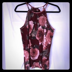 🌺 Floral Halter Blouse